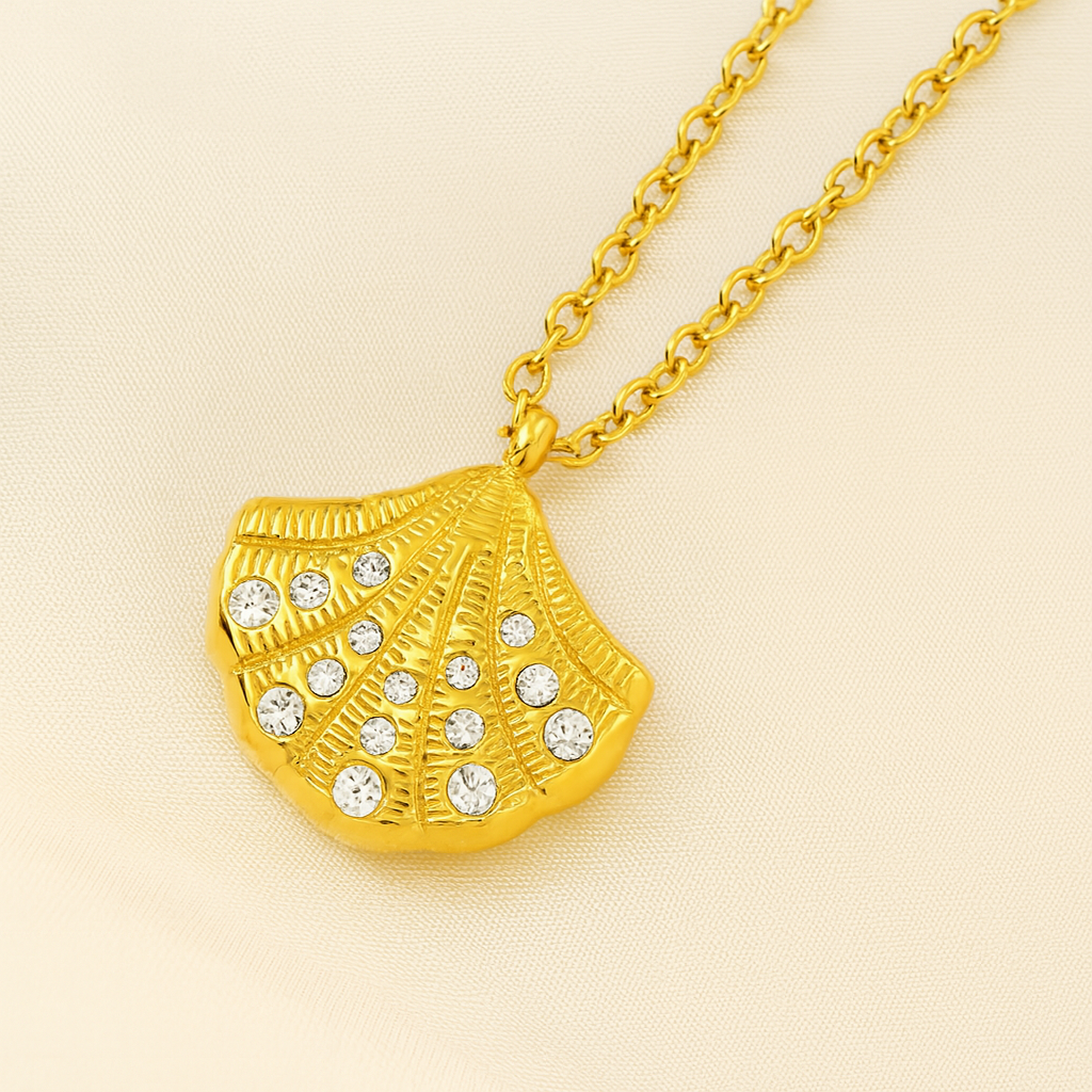 Lustro Shell Pendant Necklace