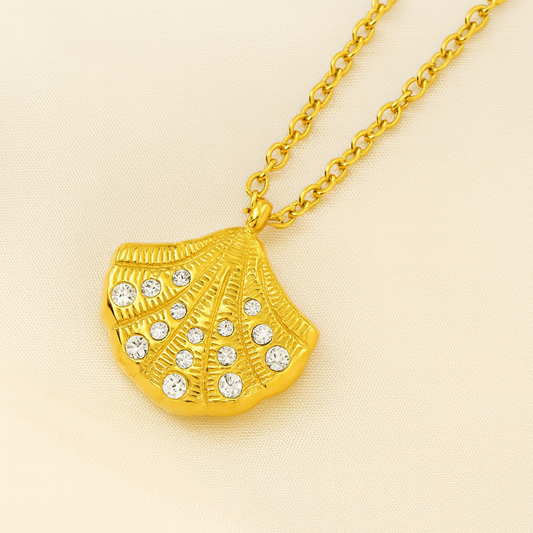 Lustro Shell Pendant Necklace