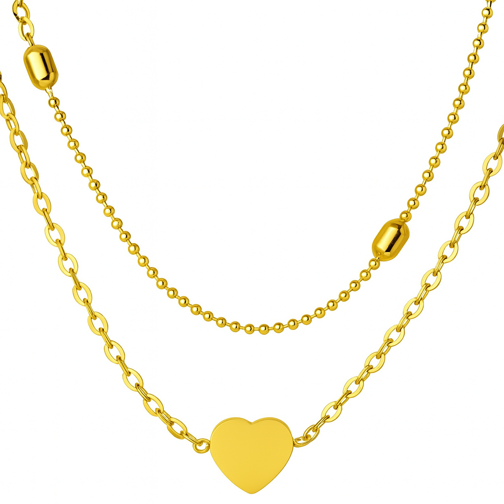 Heart Dual-Layer Necklace