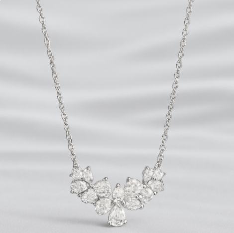 Lustro Crystal Bloom Necklace